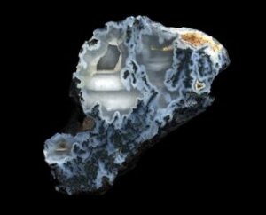 White Sail Agate, with onyx banding and plume