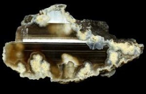White Sail Agate,with plume inclusions