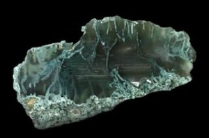 White Sail Agate, with chloritic moss inclusions