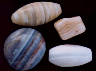 Onyx and Fortification Agates