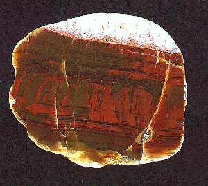 Liesegang Phenomena in Agate