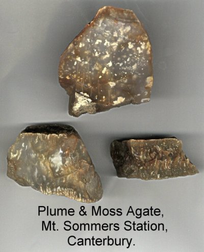 Plume and Moss Agates