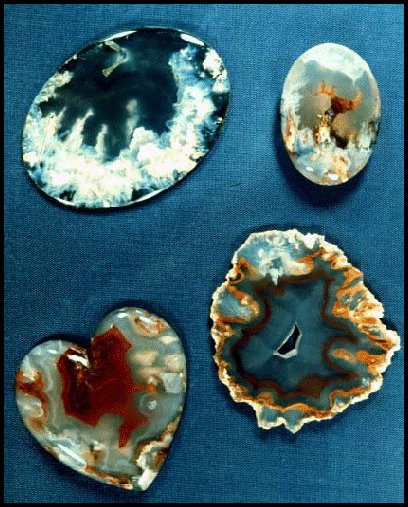 Blue Chalcedony, Blue Agate