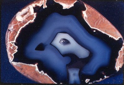 Blue Bed Thunder Egg Agate