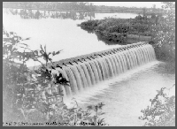 T.S. Johnson's mill dam near Milford, Nebraska.