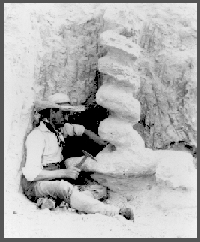 Marsland works on the "Daemonelix".