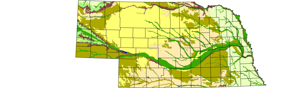 Topographic Regions Map