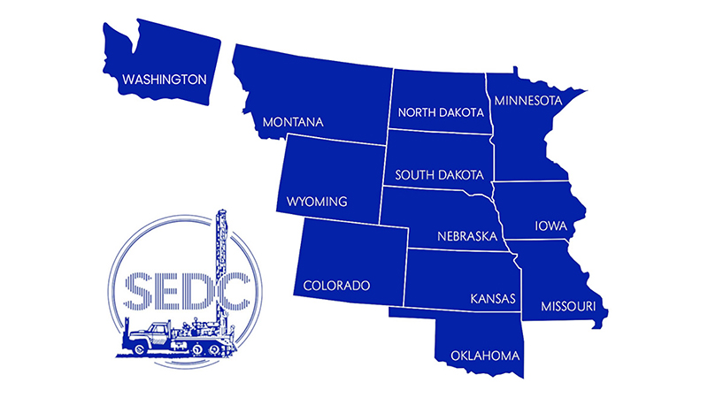 SEDC Logo and states