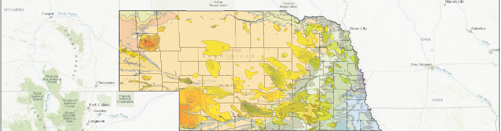 Groundwater Level Change Layer