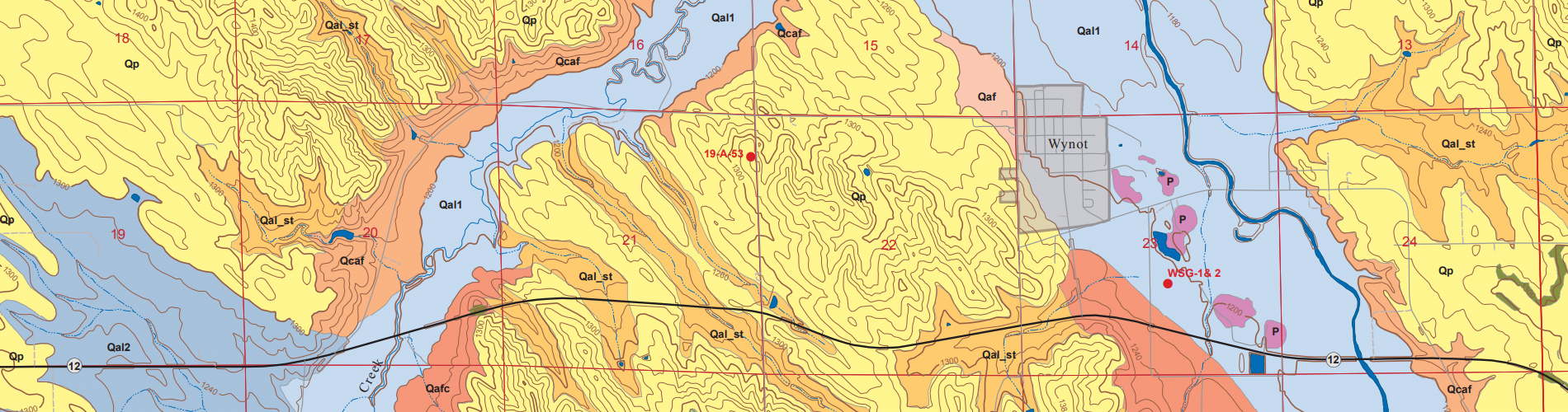 Wynot map