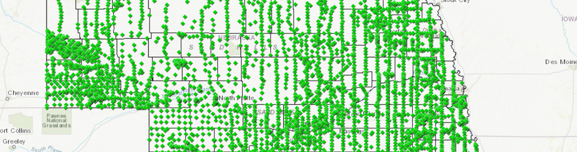Test hole interactive Map